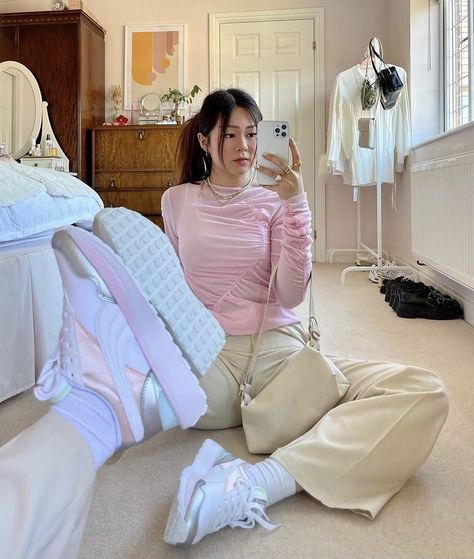 Olivia Yang, Girl Vibe, Cute Pjs, Quick Outfits, Llbean Backpack, Pinterest Girls, Instagram Inspo, Women Trends, Soft Girl