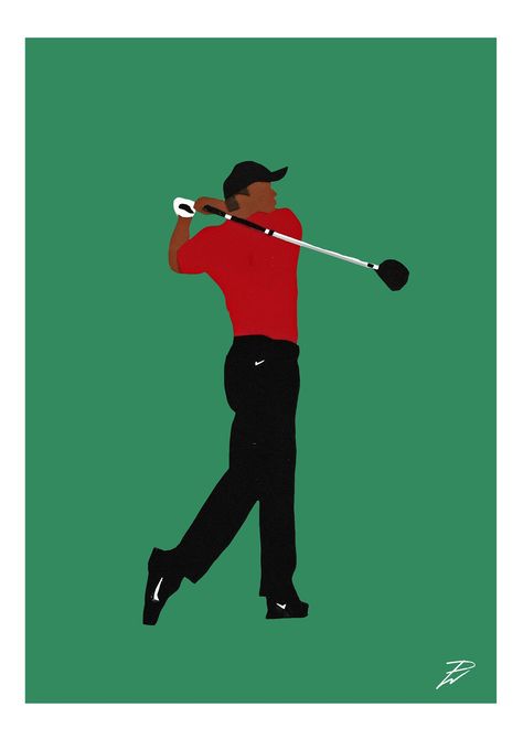 Golf Masters, Conor Mcgregor Poster, Soccer Art, Golf Art, Card Poster, Devin Booker, Tiger Woods, Sports Art, Art Pop