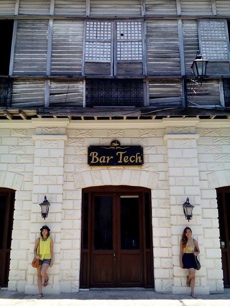 run-down bar at Vigan, Philippines. #fashion # travel Vigan Philippines Outfit, Philippines Aesthetic Outfit, Vigan Philippines Aesthetic, Vigan Philippines, Philippines Aesthetic, Philippines Outfit, Philippines Fashion, Beach Fits, Vigan