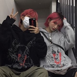 Couple Matching Hair, Couples Matching Hair Color, Matching Couple Hair Color, Couples Matching Hair Dye, Couples With Matching Dyed Hair, Dyed Hair Inspiration, Haircuts Straight Hair, Couple Matching, Hair Envy