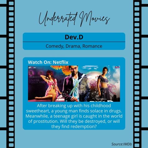 Here are some of the most underrated Bollywood gems that truly deserve appreciation🎞️✨. 

Post by: Diksha

#hercampus #hercampusdelhisouth #hcdelhisouth #hcds #onlinemagazine #womensupportingwomen #magazinearticle #hercampuschapter #movies #Bollywood #underrated #recommendations Movies Bollywood, Her Campus, After Break Up, Appreciation Post, Magazine Articles, Women Supporting Women, Online Magazine, Drama, Romance