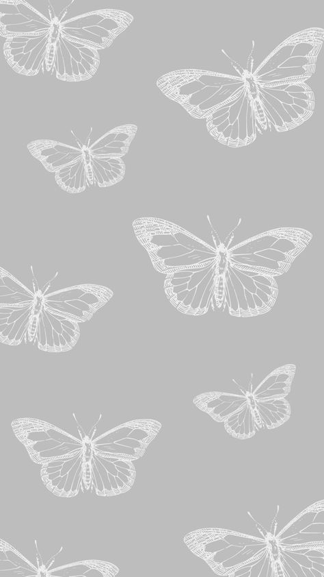 Gray Butterfly Aesthetic, Grey Butterfly Wallpaper, Silver Butterfly Wallpaper, Wallpaper Mariposas, Black And Grey Wallpaper, Religious Wallpaper, Grey Butterfly, Iphone Wallpaper Lights, Android Phone Wallpaper