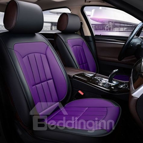 Purple Seat Covers For The Car, Purple Car Seats, Purple Car Interior, Purple Seat Covers, Mazda Accessories, Jeep Seat Covers, Purple Jeep, Car Mirror Hanging Accessories, Vw Accessories