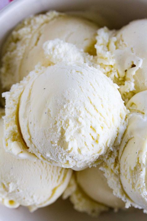 Soy Ice Cream Recipe, Homemade Vanilla Ice Cream Recipe, Ice Creamery, Vanilla Ice Cream Recipe, Ice Cream Maker Recipes, Homemade Vanilla Ice Cream, Milk Ice Cream, Homemade Ice Cream Recipes, Lost 100 Pounds