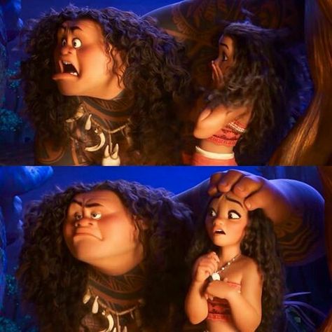 Maui X Moana Fanart, Character Duos, Moana And Maui, Moana 2016, Maui Moana, Moana Movie, Moana Maui, Funny Artwork, Disney Theory