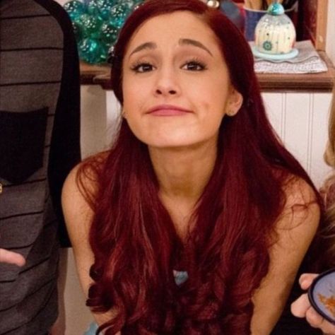 Cat Valentine Icons, Valentine Cat, Cat Valentine, My Valentine, Ariana Grande, Red Hair, Victorious, Valentines Day, Valentines