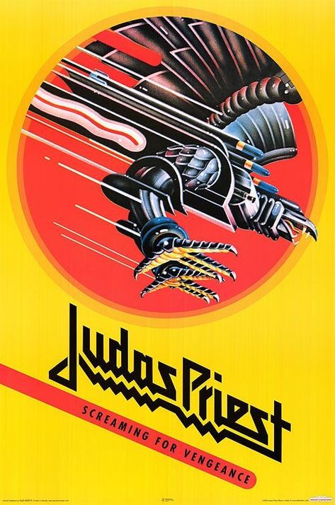 Judas Priest - Screaming for Vengeance 🤘😎🤘 Screaming For Vengeance, Music Logos, Arte Heavy Metal, Rock Album Covers, Groove Metal, Rock N Roll Art, Rock Band Posters, Heavy Metal Art, Classic Rock Bands