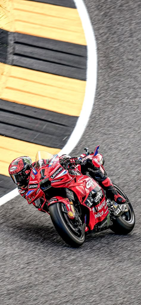 Francesco Pecco Bagnaia Ducati Lenovo Italian Grand Prix 2024 MotoGP Wallpaper Pecco Bagnaia Wallpaper, Motogp Wallpapers, Motor Gp, Ducati Motogp, Bike Wallpaper, Italian Grand Prix, Racing Helmets, 8k Wallpaper, Racing Motorcycles