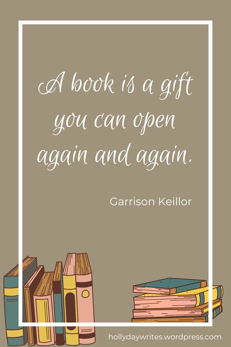 A book is a gift you can open again and again. #reading #quote Gay Romance, Romance Authors, Can Opener, Wonderful Words, Book Quotes, Quote Of The Day, Book Lovers, Books To Read, Romance