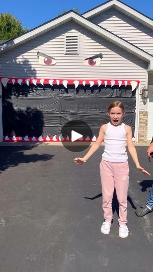 4.4M views · 134K reactions | Halloween Garage Door Transformation 🎃 #halloween #diy #craft #decor #spooky #family | Aaron Benson | Sound Gallery by Dmitry Taras · Halloween Party Door Transformation, Halloween Garage Door, Halloween Garage, Scary Halloween Decorations Diy, Craft Decor, Halloween Outdoor, Scary Halloween Decorations, Outdoor Decorations, Outdoor Halloween