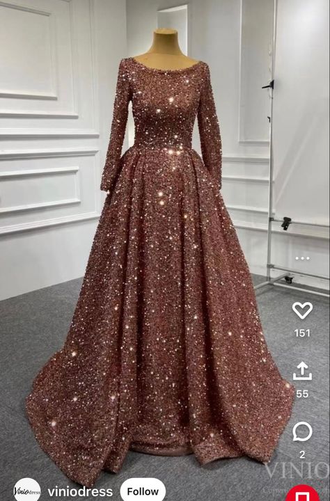 Gold Sequin Prom Dress, Sequin Prom Dresses Long, Gold Evening Dresses, Prom Dance, Gowns Dresses Elegant, Sequin Prom Dress, Rose Gold Sequin, China Style, Long Sleeve Dress Formal