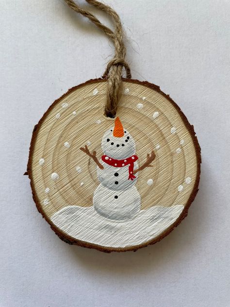 This Christmas Ornaments item by GypsyEllaDesigns has 7 favorites from Etsy shoppers. Ships from Lakewood, WA. Listed on Sep 20, 2023 Cute Christmas Ordiment Ideas, Wood Slice Projects To Sell, Painted Snowman On Wood Ornaments, Burnt Wood Ornaments, Christmas Log Painting, Christmas Painting On Wood Ideas, Christmas Craft Wood Slice, Diy Painted Wood Slice Ornaments, Christmas Woodslice Ornaments