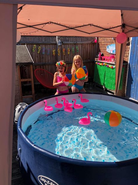 Hot Tub Party Decorations, Hot Tub Party, Blow Up Pool In Pool Sleepover, Hen Party Pool Inflatables, Ballon’s In Pool, Inflatable Kiddie Pool, Inflatable Pool Beach, Blow Up Pool, Pool Birthday