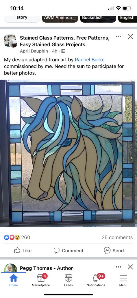 Stained Glass Horse Head, Stained Glass Horse, Stained Glass Crafts, Stained Glass Panel, Glass Panel, Stained Glass Patterns, Stain Glass, Horse Head, Glass Crafts