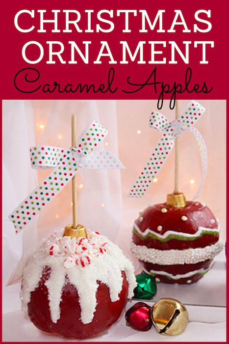 We may earn money or products from the companies mentioned in this post. I love to make homemade goodies for my friends and family at Christmastime and this year I though it would be fun to make some caramel apples.   Caramel apples seem more Halloween and Thanksgiving to me, so I thought it would […] Decorated Apples, Ornaments Recipe, Apple Ornaments, Gourmet Candy Apples, Covered Apples, Candied Apples, Gourmet Caramel Apples, Candy Apple Recipe, Caramel Apples Homemade