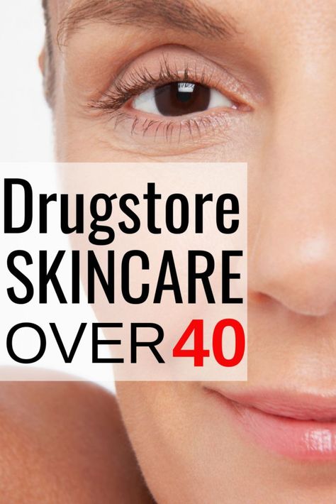 Updated -  The Best Drugstore Skincare For Women Over 40 - I've added a new Pixi Product to the list of the best antiaging drugstore skincare.  #drugstorebeautyproducts #over40beautyproducts Skin Care Over 40, Drugstore Skincare Routine, Drugstore Skincare, Best Skincare Products, Image Skincare, Beauty Products Drugstore, Anti Aging Skin Products, Best Face Products, Aging Skin Care