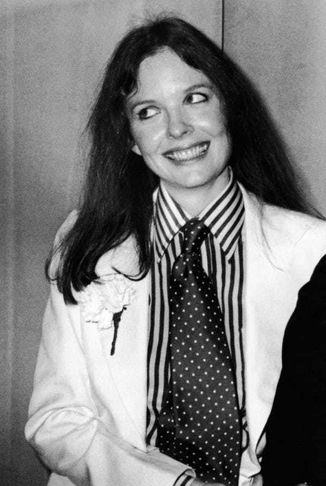 Young Diane Keaton in a White ... is listed (or ranked) 4 on the list 20 Pictures of Young Diane Keaton Diane Keaton Hairstyles, Tomboy Look, Annie Hall, Celebrities Then And Now, Diane Keaton, Woody Allen, Best Actress, The Godfather, American Actors