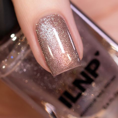 ILNP Boutique Effect Nail Polish | Stunning, Unique Finishes Moonstone Nails, Jasmine Nails, Neutral Nails Acrylic, Boutique Nails, Magnetic Nail Polish, Summer Neutrals, Gold Glitter Nails, Magnetic Nails, Holographic Nail Polish