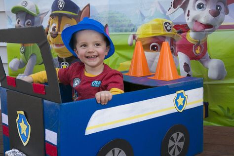 Paw Patrol Trunk Or Treat, Paw Patrol Birthday Ideas, Paw Patrol Halloween Costume, Paw Patrol Party Favors, Paw Patrol Hat, Paw Patrol Badge, Shrek Party, Paw Patrol Vehicles, Paw Patrol Costume