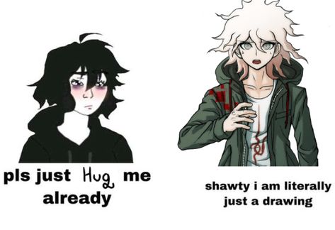 I Miss My Boyfriend, Pepto Bismol, Komaeda Nagito, Funny Man, Danganronpa Funny, Danganronpa Memes, Nagito Komaeda, Heaven Sent, Fb Memes