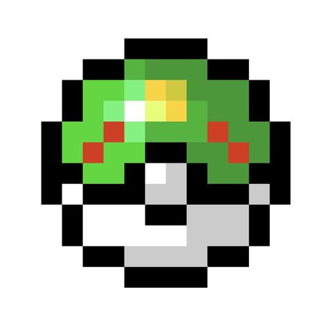 Pixel Pokeball, Pixel Crochet, Pokemon Funny, Hama Beads, App Icon, Pixel Art, Pokemon, Crochet, Anime