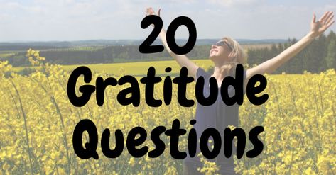 Adopting a grateful attitude can impact almost every aspect of your life in a positive way. Learn more about gratitude and questions for your daily journal. Gratitude Questions, What Makes You Laugh, Teacher Problems, Journal Questions, Psychology Research, Fun Questions To Ask, Job Satisfaction, Mental Strength, Focus On Your Goals