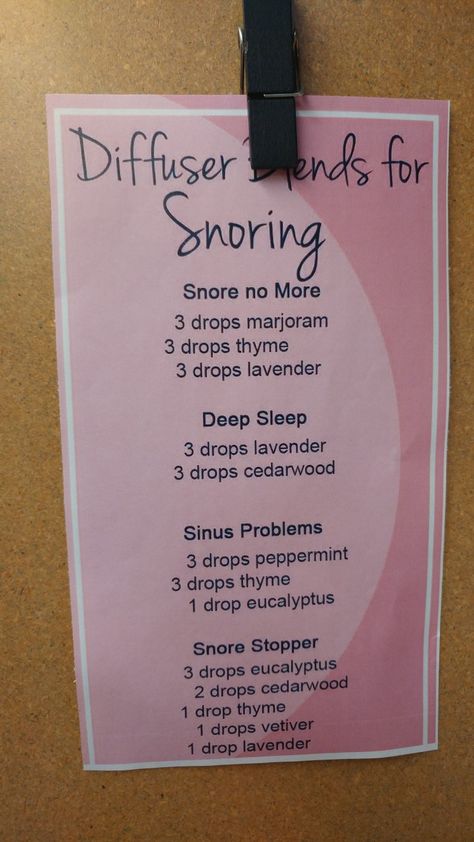 No Snore Diffuser Blend, Snoring Diffuser Blend, Sleep Oil Blend, Essential Oils For Snoring, Deep Sleep Essential Oils, Snoring Essential Oils, Essential Oil Roller Bottle Recipes, Living Oils Recipes, Essential Oil Perfumes Recipes