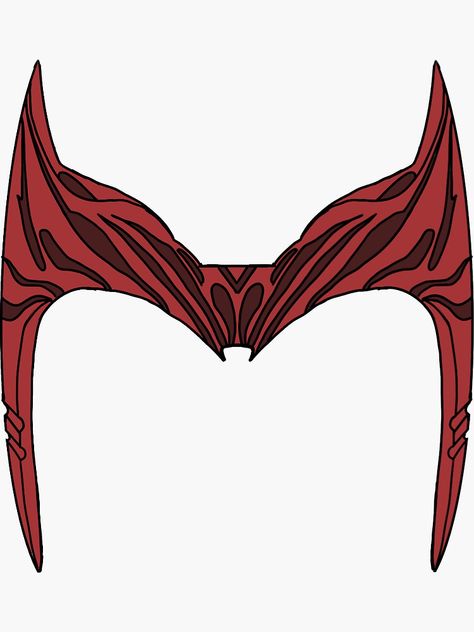 Scarlet Witch Crown Png, Scarlet Witch Headpiece Drawing, Wanda Crown Drawing, Scarlet Witch Crown Drawing, Scarlet Witch Design, Scarlet Witch Nail Art, Wanda's Crown, Scarlet Witch Crown Tattoo, Scarlet Witch Painting