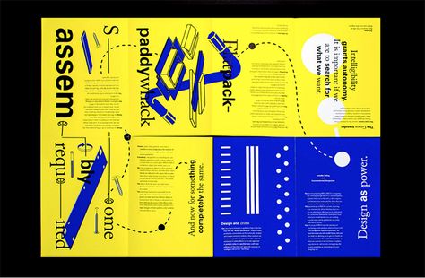 Ks-ikea-01-int Power Writing, Royal Blue Color Scheme, Visual Puns, Self Branding, Yellow Colour Scheme, Creative Graphics, Step Cards, Blue Poster, Publication Design