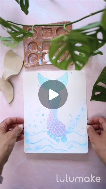 Preschool Crafts & Activities on Instagram: "Easy Mermaid FootPrint Craft by @lulu__make🧜‍♀
.
.
.
.
.
#footprints #footprint#craftsforkids #easycrafts #preschoolactivities #kidspainting #painting #artwork #montessoriathome #montessori #papercrafts #artcrafts #funcraftskids #mumsschooloffun #cutecrafts #ideasforkids #kidsart #artsandcraftsforkids #kidsartwork #artactivity #artsandcrafts #artsandcraftsforkids #artforkids #artideas #art #montessori #montessorikids
#mrmintz" Unicorn Footprint Art, Mermaid Handprint Art, Myles Smith, Little Mermaid Crafts, Olivia Art, Mermaid Craft, Summer Crafts For Toddlers, Baby Art Crafts, Preschool Craft Activities