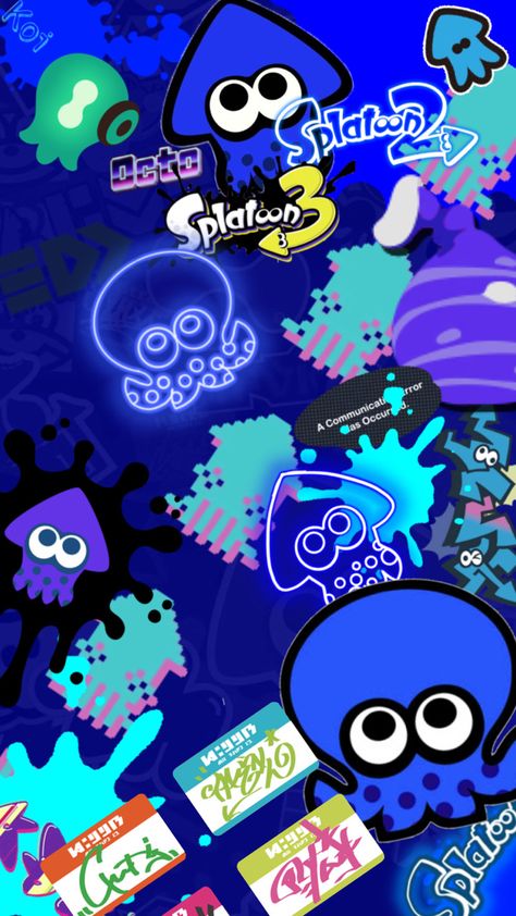 Splatoon Cosplay, Splatoon 2 Art, Sublimation Ideas Projects Inspiration, Samsung Galaxy Wallpaper, Iphone Homescreen Wallpaper, Neon Wallpaper, Samsung Wallpaper, Sketches Easy, Homescreen Wallpaper