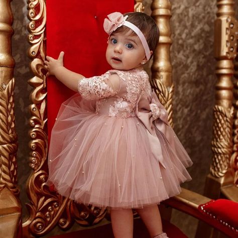 1st Birthday Girl Dress, Blush Flower Girl Dresses, First Birthday Dress, 1st Birthday Dresses, Sweet Pictures, Vestidos Color Rosa, First Birthday Dresses, Dress Baby Girl, Blush Dress