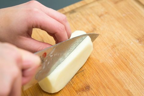 How to Dice a Potato How To Dice Potatoes, Diced Potatoes, A Potato, Potato