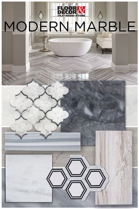 Take advantage of trending shapes and sizes of marble... Sage Green Shower Tile, Traditional Master Bath, Green Shower Tile, Bathroom Tiles Design, Bathroom Tiles Design Ideas, Master Bath Tile, Bathrooms Design, Bath Tile, Marble Flooring