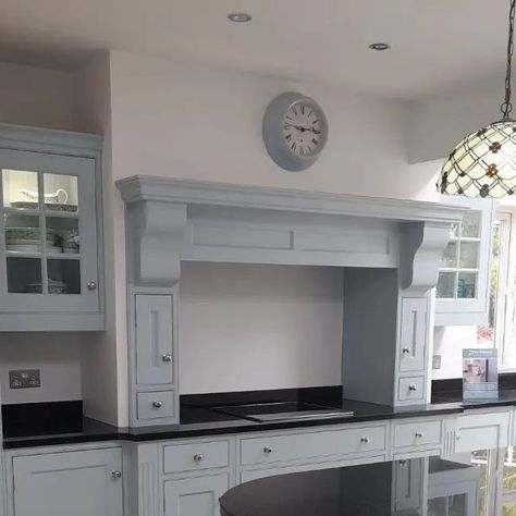 Pat McDonnell Paints on Instagram: "This lovely, fresh and elegant kitchen was created by Cork based, Professional Painter, Pat McDonnell (with no relation to Pat McDonnell Paints). Pat hand painting this kitchen using Farrow & Ball Parma Grey. 

The change of colour along with polished nickel knobs made a fabulous transformation. 

📸: @patpaintsit 
🎨: Farrow & Ball #ParmaGrey 

Shop Farrow and Ball paints at https://shop.mcdonnellpaints.ie/ and avail of our Free Delivery service.

#irishhomes #interiordesign #myhouseandhome #homedecor #irishinteriors #painter #irishinteriors #irishpaintshop #decoratingideas #homedecor" Parma Grey Farrow And Ball, Parma Grey, Irish Interiors, Farrow And Ball Paint, Farrow And Ball, Professional Painters, Elegant Kitchens, Paint Shop, Hand Painting