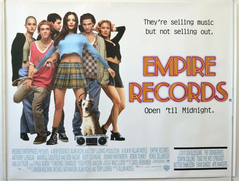 Rough Trade Is Turning Into Empire Records For Two Days... In honor of the film's 20th anniversary, the record store is undergoing a temporary makeover. Maxwell Caulfield, Rex Manning Day, Rory Cochrane, Anthony Lapaglia, Toad The Wet Sprocket, Debi Mazar, 1995 Movies, Empire Records, Ape Hangers