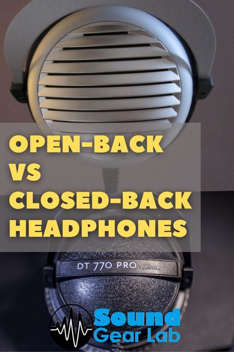 open-back and closed-back headphone earcup designs. Semi Open Headphones, Headphone Fashion, Open Back Headphones, Best Headphones, Digital Piano, Which Is Better, Cool Guitar, Open Back, Headphones