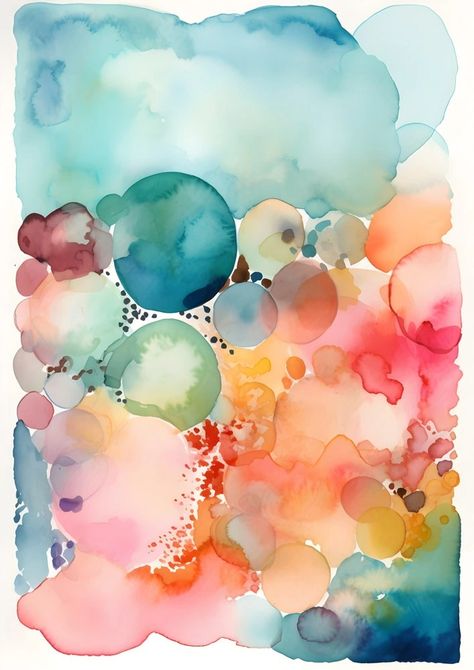 A Symphony of Color: 10 Abstract Watercolor Paintings – Lightweav Blog Colorful Abstract Watercolor, Watercolor Abstract Pattern, Watercolour Inspiration Abstract, Watercolor Abstract Flowers, Abstract Watercolor Art Ideas, Abstract Watercolor Paintings, Abstract Painting Watercolor, Reverse Coloring, Watercolor Abstract Art