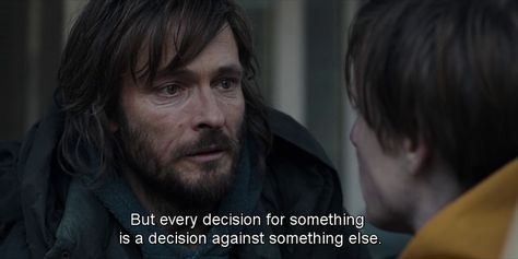 " But every decision for something is a decision against something else" #Dark #Netflix #subtitles #quotes #tvshow Dark Tv Series, Netflix Quotes, Tv Series Quotes, Cinema Quotes, Fiction Movies, Actor Picture, Movies And Series, Movie Lines, Film Quotes