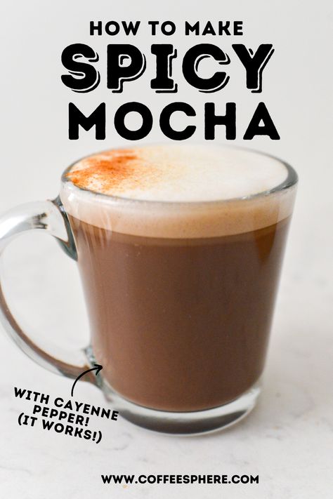 Spicy Mocha Recipe, Mexican Mocha Coffee Recipe, Spicy Coffee Recipe, Mexican Mocha Recipe, Mexican Mocha Coffee, Mexican Coffee Recipe, Cafe Truck, Mocha Coffee Recipe, Mocha Latte Recipe