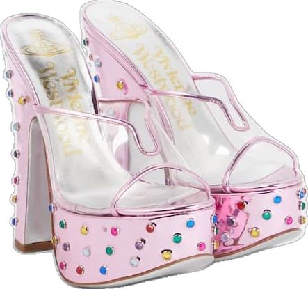 Girly High Fashion, Transparent Shoes, Funky Heels, Funky Shoes, Platform Mules, High Heel Mules, Heel Mules, Girly Shoes, Swag Shoes