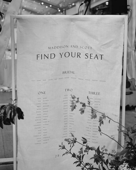 Printed Linen Seating Chart Wedding Seating Signs, Seating Sign, Wedding Props, Bali Wedding, Wedding Prints, Wedding Linens, Wedding Prep, Wedding Mood Board, Mexico Wedding