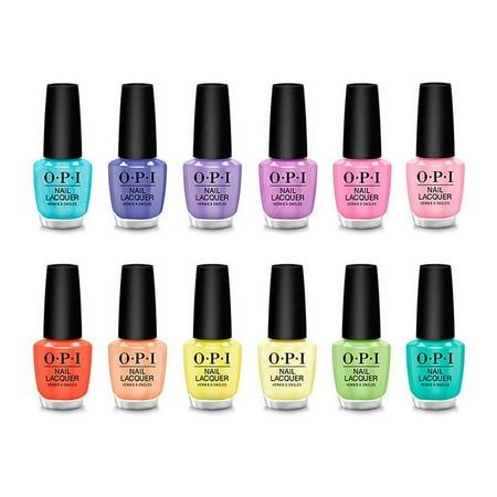 Be bold. Be bright. Be carefree. 12 unfiltered brights and pastels in Nail Lacquer, Infinite Shine, GelColor and a select few in Powder Perfection are ready for beach days and steamy nights. From crmes to shimmers and pearls, weve got mani moods for everywhere this summer might take you. OPI display not incuded. Opi Bright Colors, Opi Summer Colors, Nail Polish Dry Faster, Top Coat Nail Polish, Polish Colors, Opi Nail Polish, Gel Polish Colors, Opi Nail Lacquer, Nail Strengthener