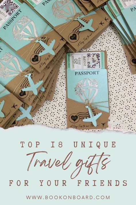 Top 18 Unique Travel Gifts for Your Wanderlust Friends Travel Gift Basket Ideas, Goodie Bag Gift Ideas, Road Trip Gift Basket, Vacation Gift Basket, Goodie Bags For Adults, Travel Gifts Ideas, Travel Gift Basket, Road Trip Gifts, Travel Presents