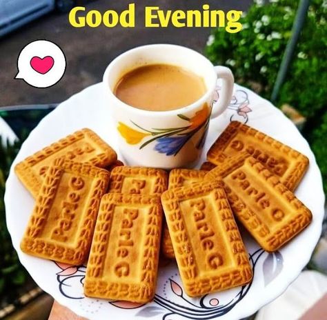 Chai Pic, Good Morning Chai, Chai Biscuit, Good Evening Images, Heart Touching Love Story, Evening Images, Morning Massage, Selamat Sore, Tea Wallpaper