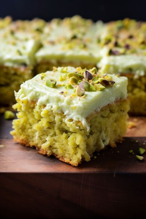 Pineapple Pistachio Cake Creamed Peas And Potatoes, Pudding Frosting, Creamed Peas, Pistachio Pudding, Pistachio Cake, Pecan Cake, Crunchy Pecans, Pineapple Cake, Poke Cake