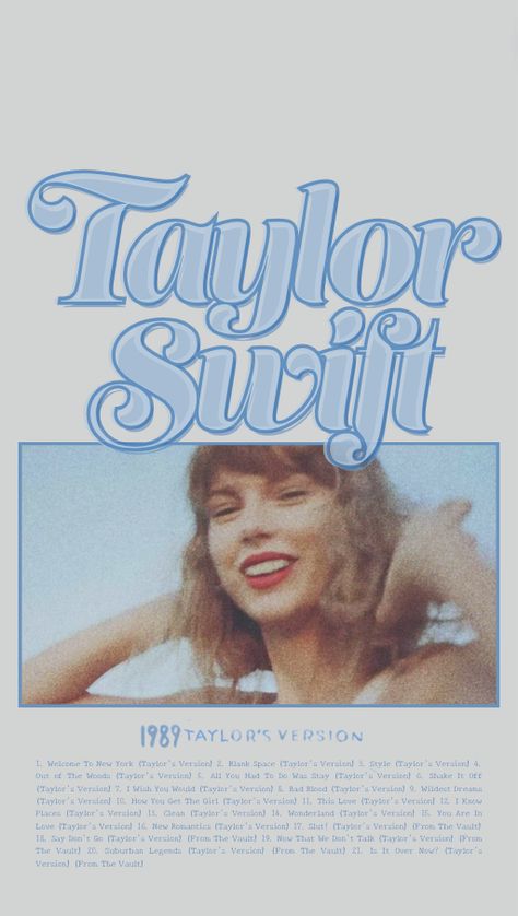 Taylors Version Wallpaper, 1989 Taylors Version, Taylors Version, Estilo Taylor Swift, Dorm Posters, Taylor Swift Posters, Taylor Swift 1989, Taylor Swift Album, Taylor Swift Wallpaper