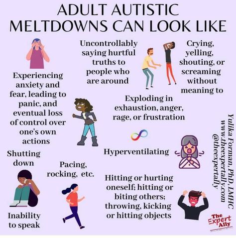 Asd Meltdown, Depersonalisation Help, How To Adult, Sleep Food, Asd Spectrum, Mental Health Facts, I Have No One, Self Regulation, Spectrum Disorder