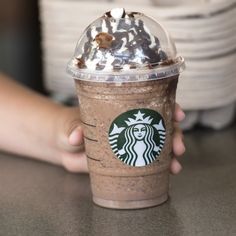 Read this + you might just think it's time to put down that venti Starbucks drink. Healthy Starbucks Frappuccino, Frappuccino Flavors, Peppermint Mocha Frappuccino, Starbucks Ideas, Healthy Pumpkin Spice Latte, Starbucks Mocha, Coffee Frappuccino, Homemade Frappuccino, Caramel Frappuccino