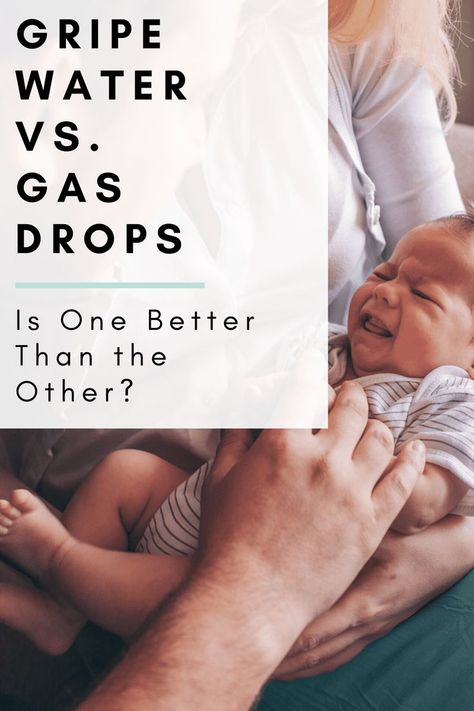 Gripe water and gas drops are both commonly used to calm and soothe babies. Here are the pros and cons to gripe water vs gas drops! Tips For Gassy Newborn, Gas Drops For Newborns, Gas Relief For Babies Newborns, How To Help Newborn With Gas, Newborn Gas Relief Massage, Relieving Gas In Newborns, Mom Hacks Baby, Gripe Water, Colicky Baby